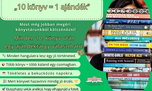 10 könyv – 1 ajándék