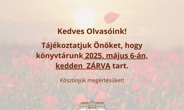 Zárva tartunk